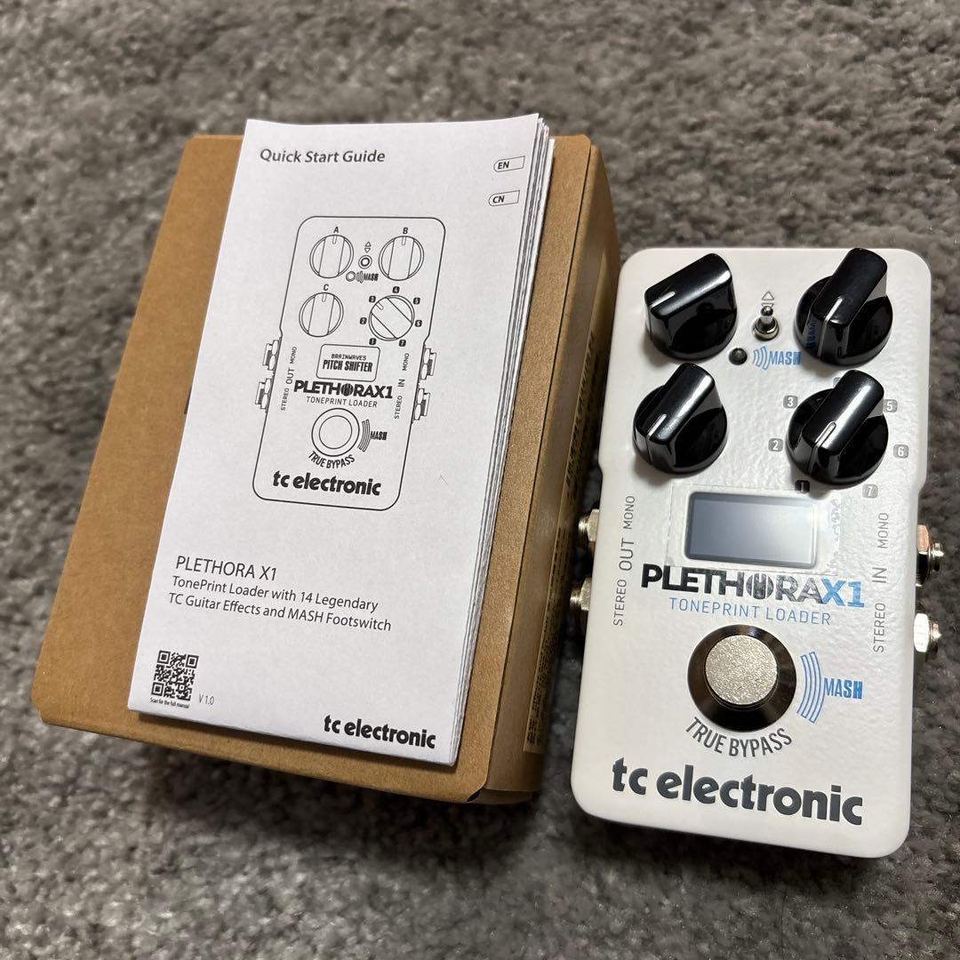 ギター tc electronic plethora x1