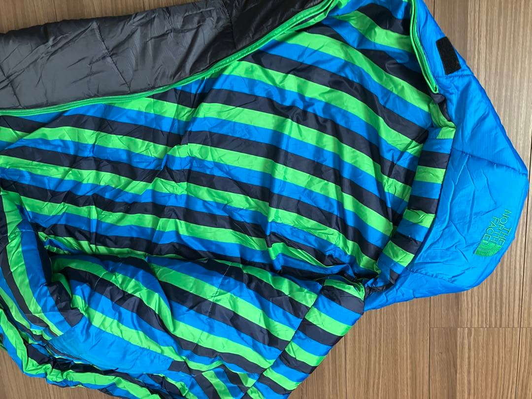 【未使用】THE NORTH FACE シュラフ 寝袋 キッズ用 収納袋あり