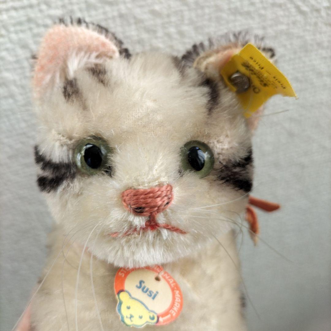 ビンテージ　シュタイフ　Susi キャット　猫