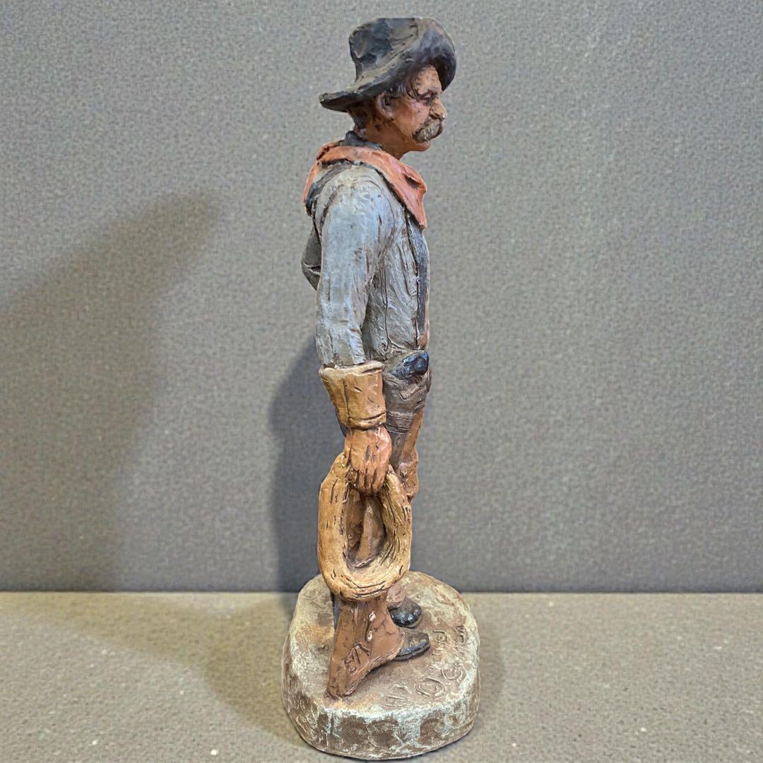 Michael Garman 西部劇の彫刻 アメリカンインテリア カウボーイ
