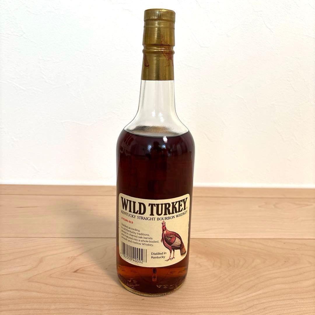 【WILD TURKEY】8年 旧ラベル 101PROOF 古酒