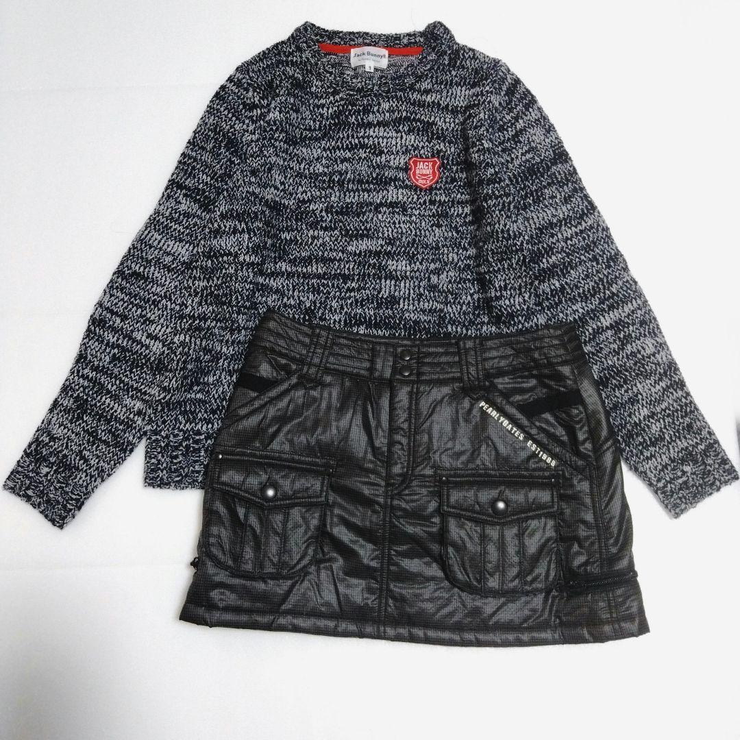 パーリーゲイツ♡Jack Bunny ニットセーター中綿スカート　S-M ゴルフ