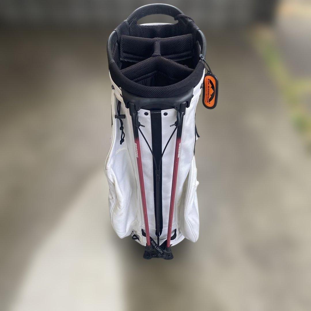 BRIEFING GOLF×SUN MOUNTAIN キャディバッグ ホワイト