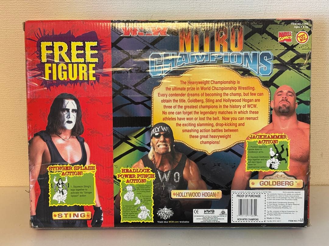 WCW/フィギュア/nwo/ホーガン/ゴールドバーグ/スティング/プロレス/限定