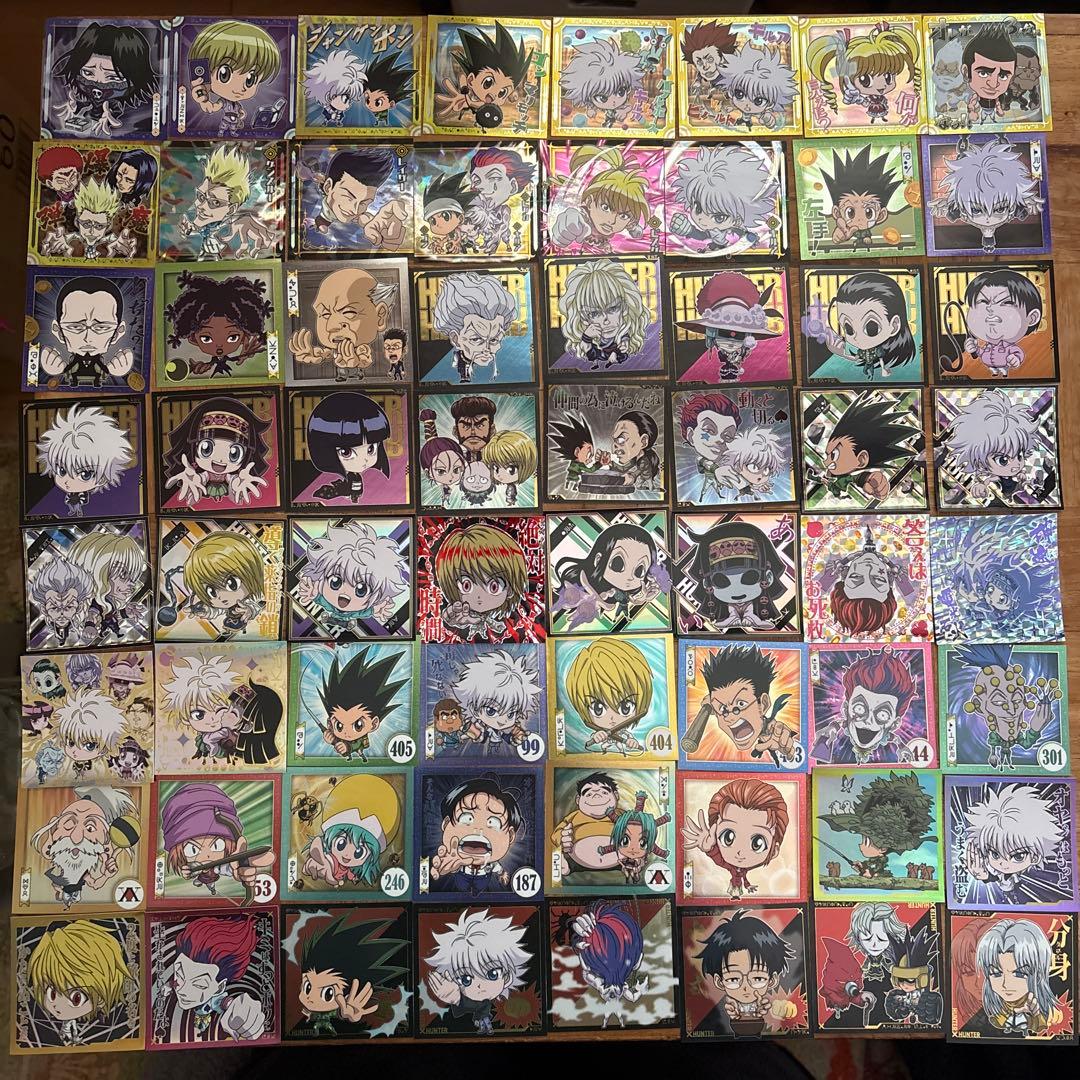 【開封済み】HUNTER×HUNTER　ウエハースシール　169枚 まとめ売り
