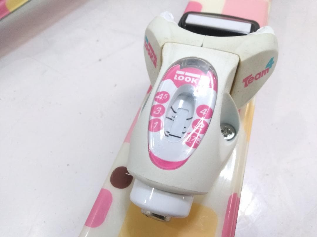 女の子 ジュニアスキー4点セット スワロー 120cm ブーツ 22cm ◇