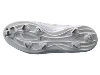 久保田スラッガー スパイク 樹脂底 金具 D-009W 27.5cm ホワイト