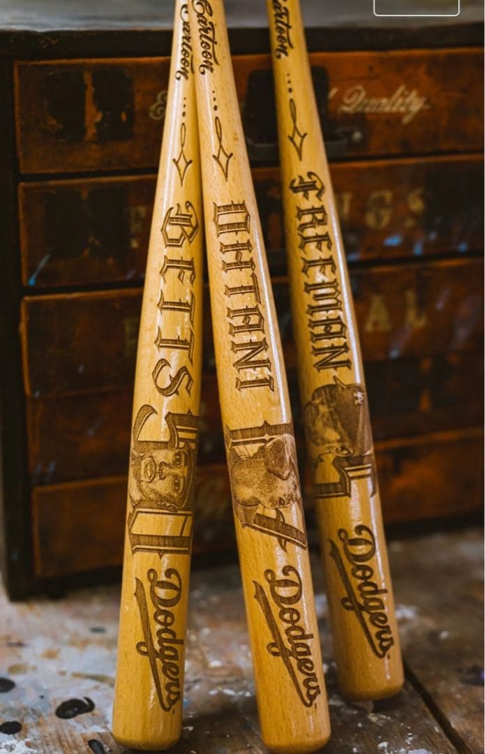 公式商品ワールドシリーズ2連覇記念 大谷翔平 刻印COLLECTORS BAT