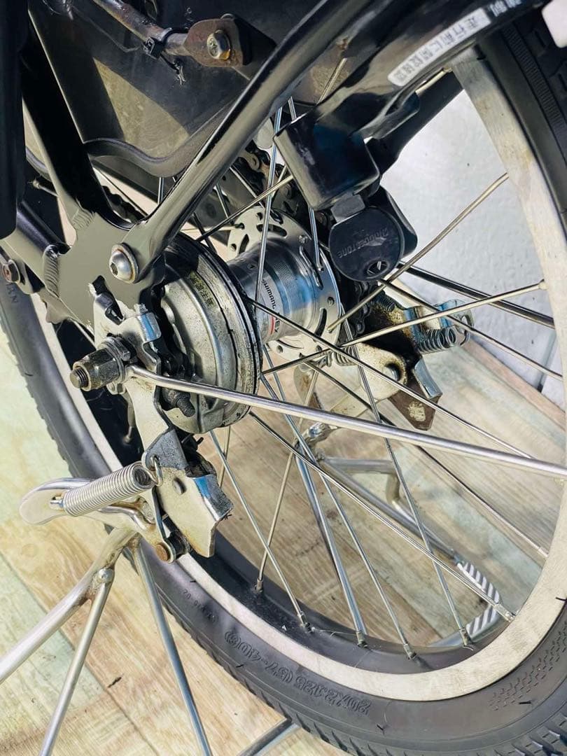 3020ブリヂストン12.8アンペア3人乗り対応子供乗せ　電動アシスト自転車