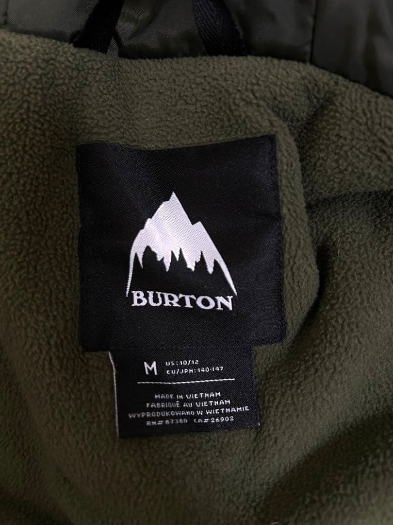 最終値下げ‼️BURTON スノーボードウェア カーキ M140