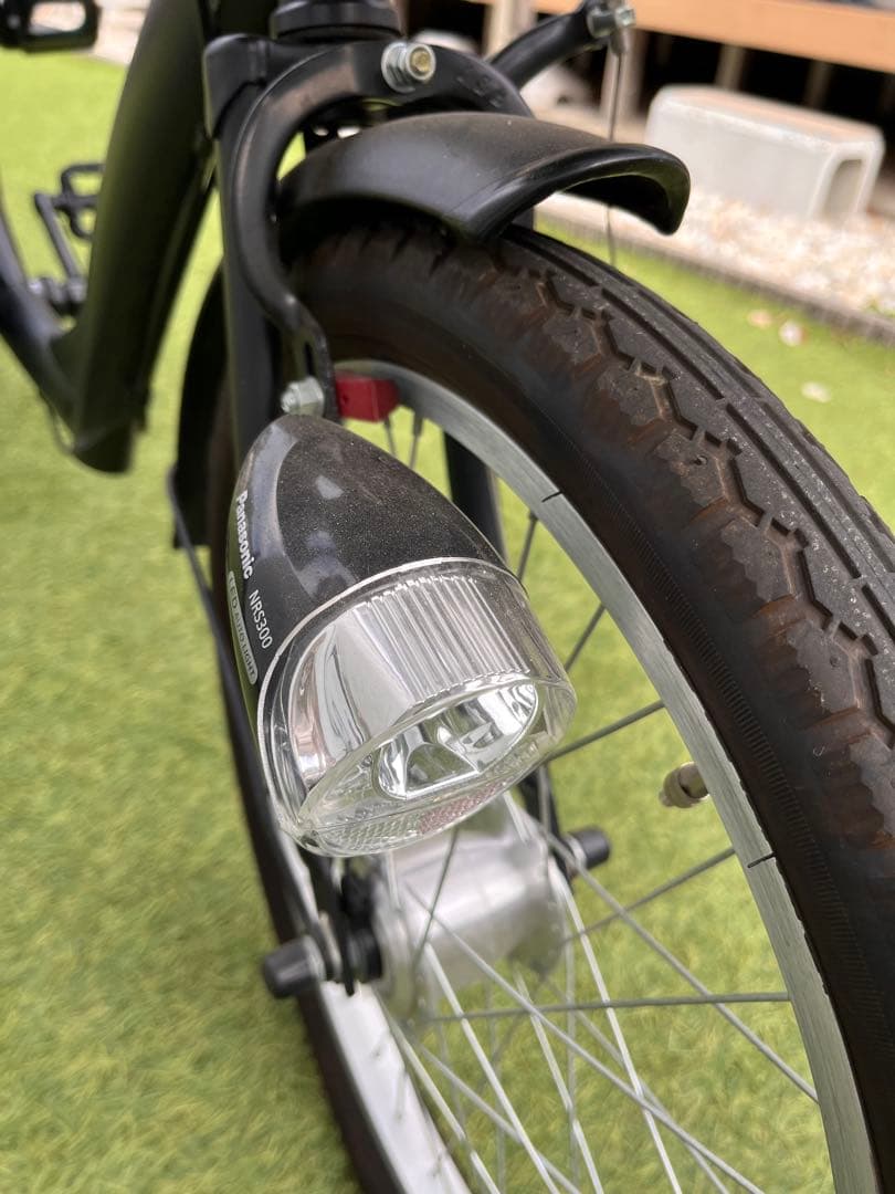 <コメント必須> チャイルドシート付きシティサイクル ブラック　3人乗り　非電動