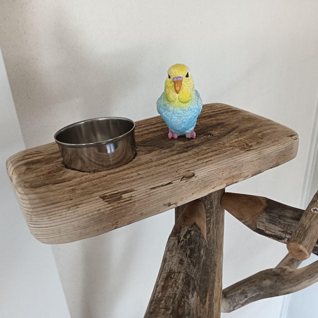 バードアスレチックジム大型 ① 天然木 自然木 流木 インコ おもちゃ