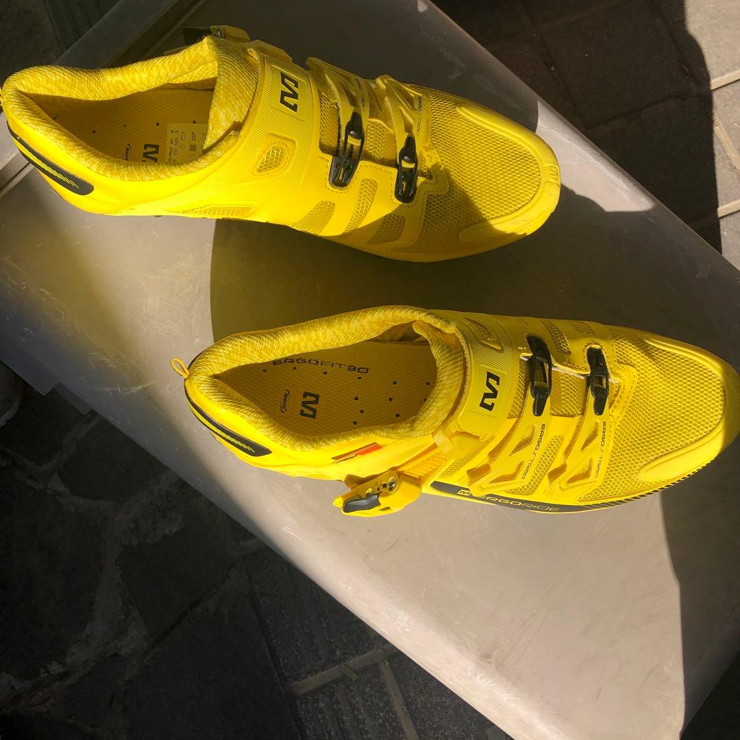 Mavic Ergo Ride イエロー SPDシューズ