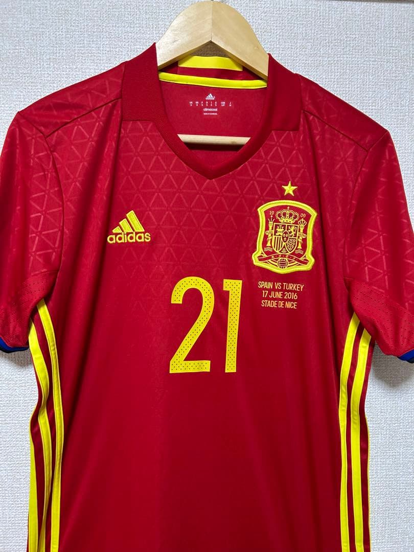 【正規品】ダビド・シルバ スペイン代表M EUROパッチ&マッチデイ