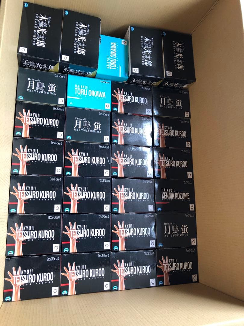 ハイキュー！　フィギュア　まとめ売り　黒尾　研磨　及川　蛍　ポージング　92個