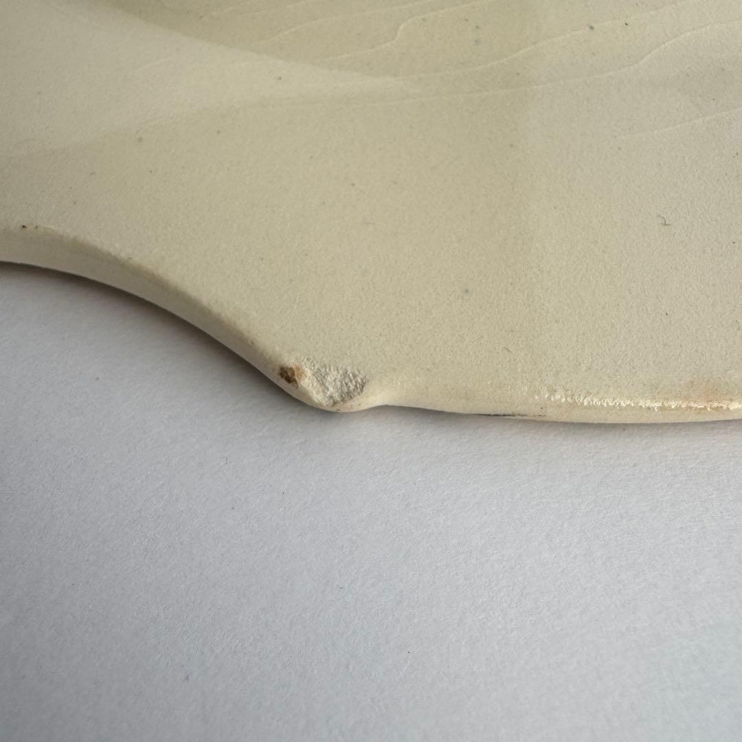 訳あり　フランスアンティーク　Gien ジアン レリーフ　デザートプレート