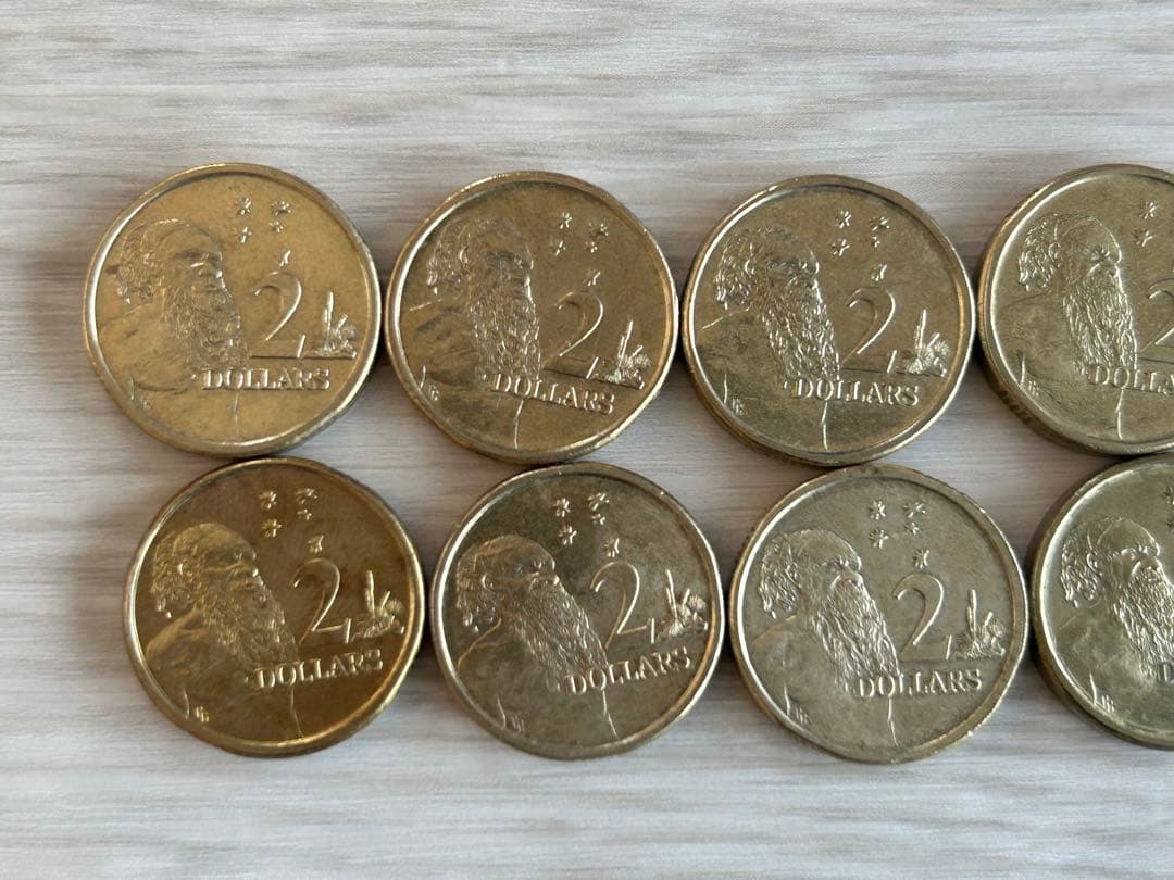 オーストラリア 2ドル  硬貨 HHイニシャル 14枚 記念交換