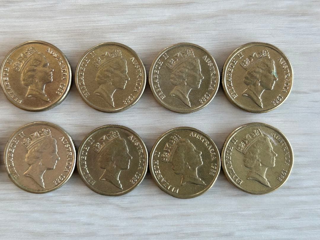 オーストラリア 2ドル  硬貨 HHイニシャル 14枚 記念交換