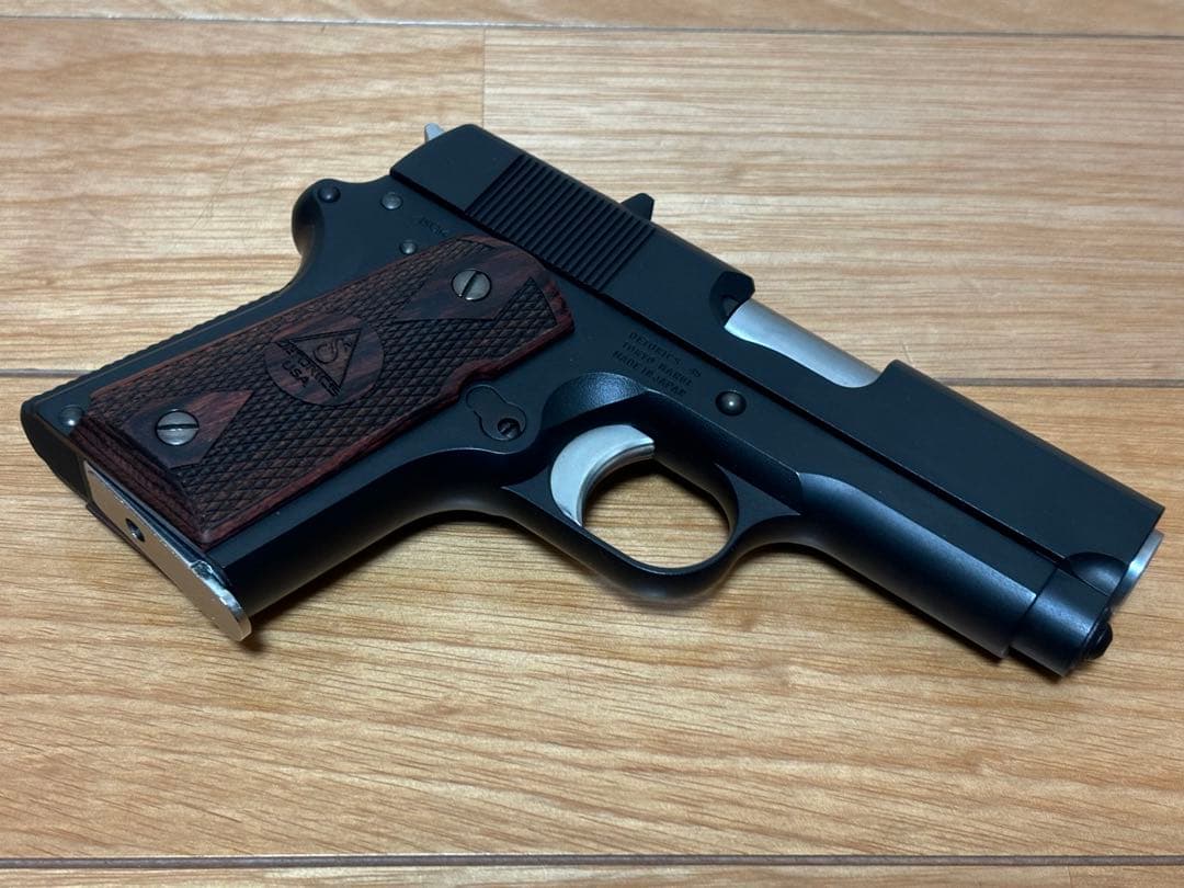 マルイ デトニクス.45 別売木製グリップ 革製ホルスター付属 ASGK刻印有り