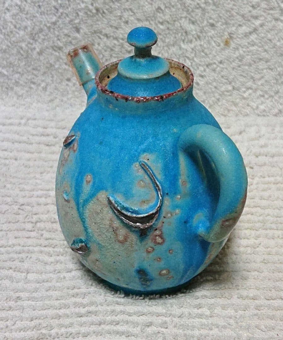 常滑山田想作急須 木箱付きA471