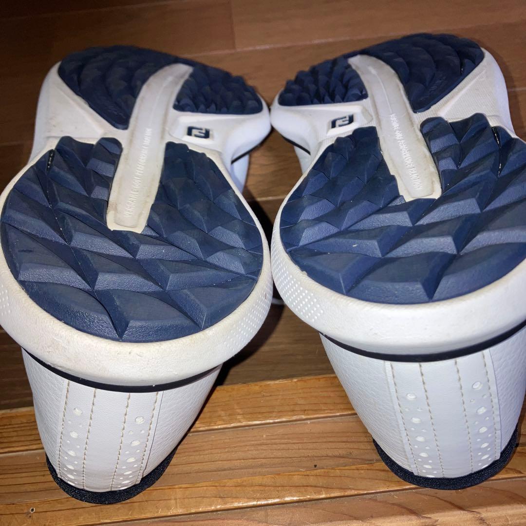 極美品 フットジョイ 57948J メンズ トラディションズ スパイクレス