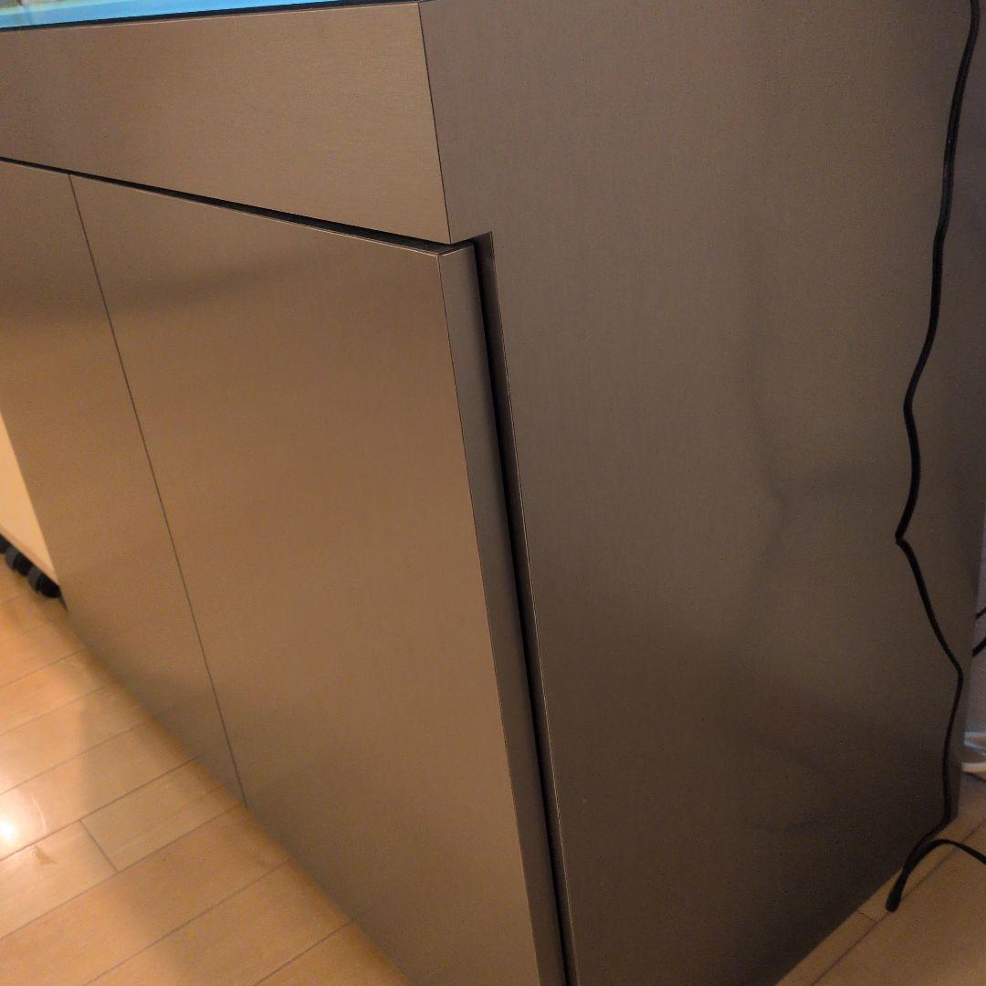 ステンレスメラミンヘアーライン仕様水槽台