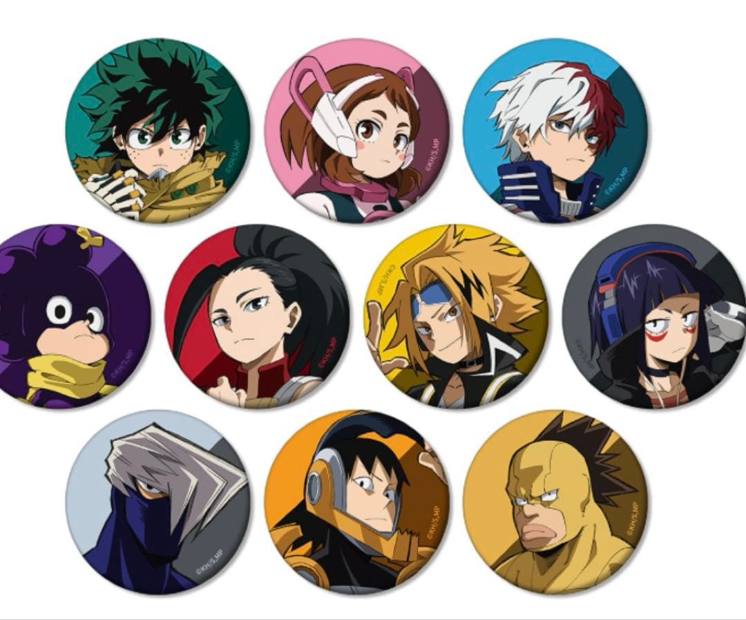 TVアニメ 僕のヒーローアカデミア トレーディングマット缶バッジ　boxセット