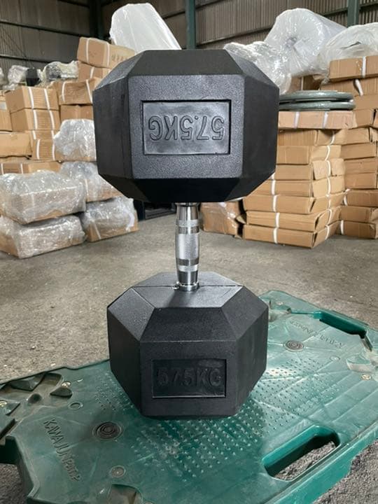 五千円割引　ラバーヘックス  ダンベル47.5kg 57.5kg  各2個