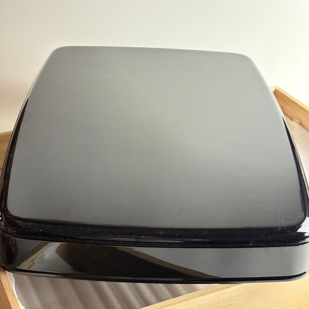 越前塗 冨田立山 廣蓋 高級漆器 共箱 天然木 漆塗 溜塗 蒔絵 金蒔絵 角盆