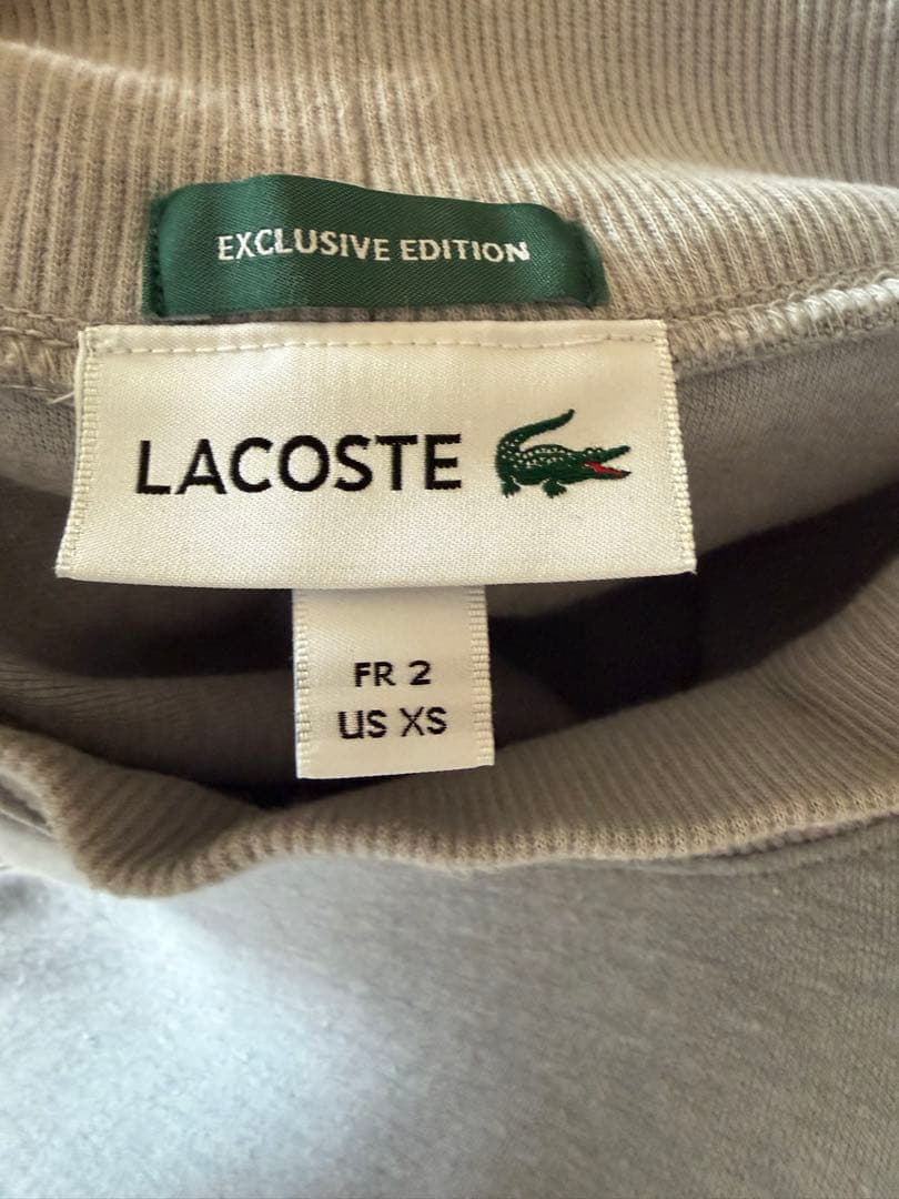 ビームスゴルフ ラコステ モックネックトレーナー