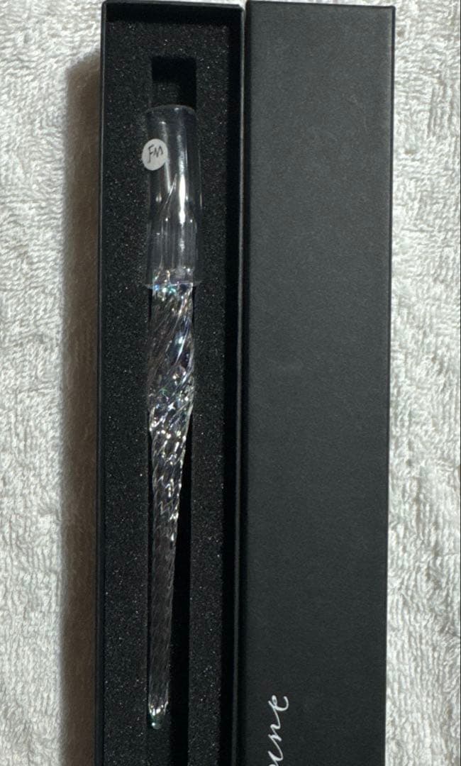 aunガラスペン　レースしゃぼん玉泡(FM)[新品未使用]