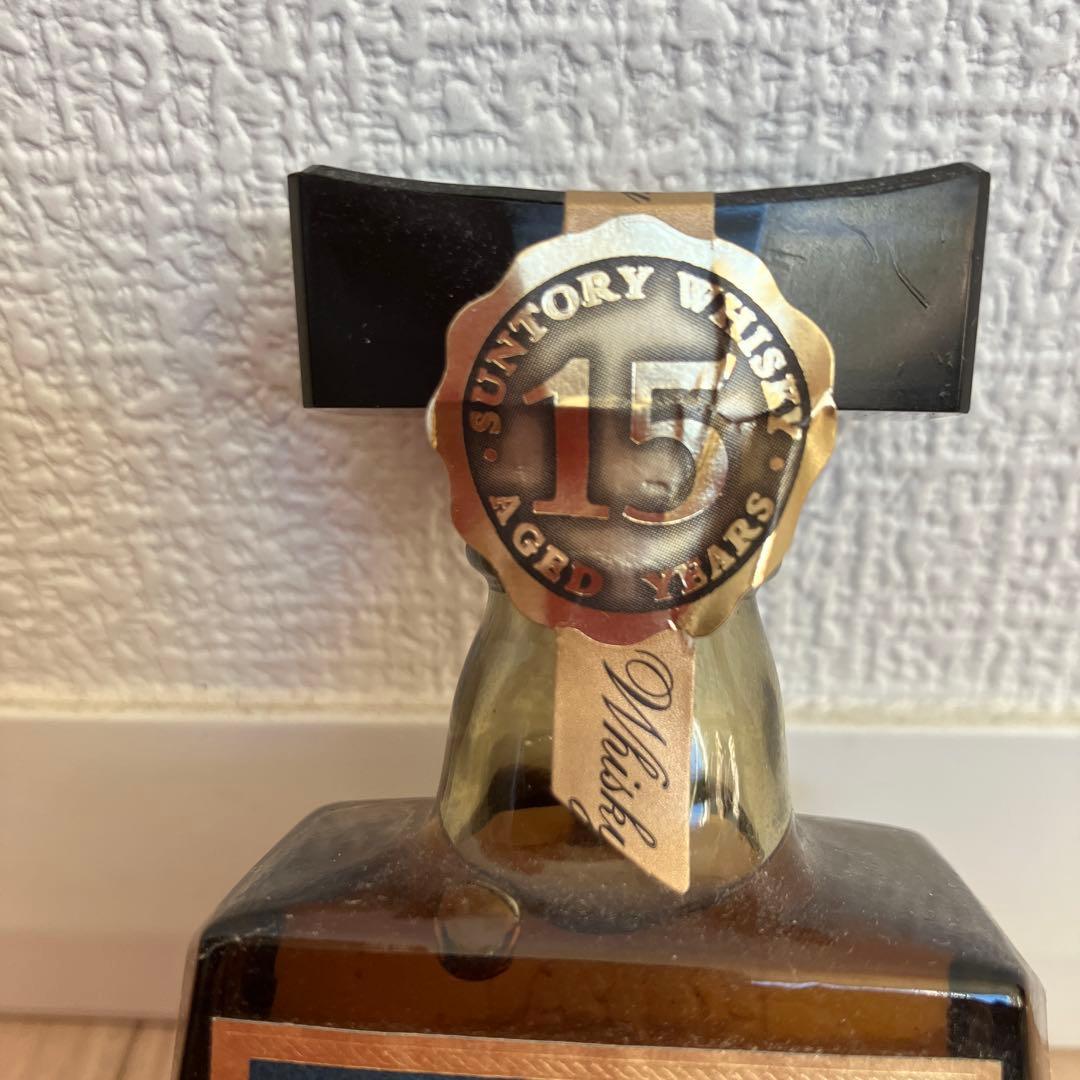 古酒サントリーローヤル12年 700mlと15年青ラベルミニボトル50mlセット