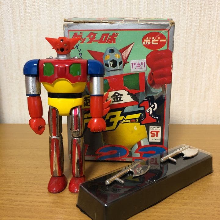 【レア】当時もの　超合金　ポピー ゲッター1 青肩