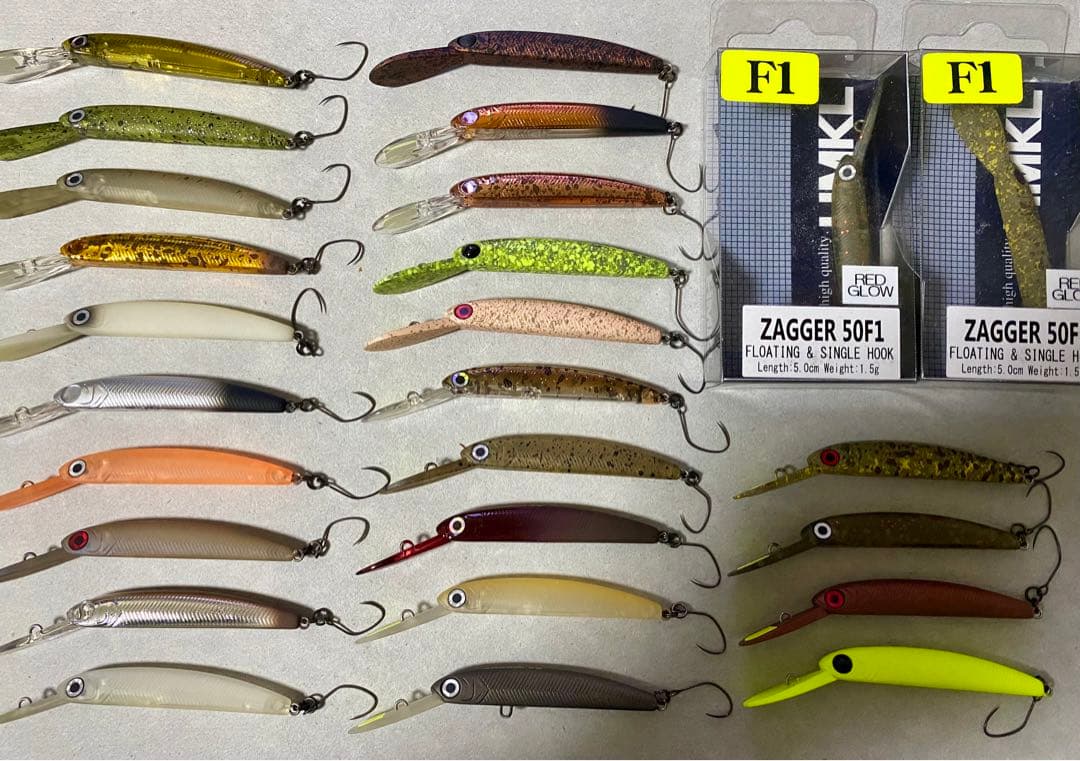 HMKL ZAGGER 50F1 ルアーセット 27個