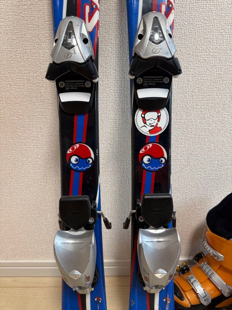 注目 早い者勝ち キッズサイズ スキー 板金具セット