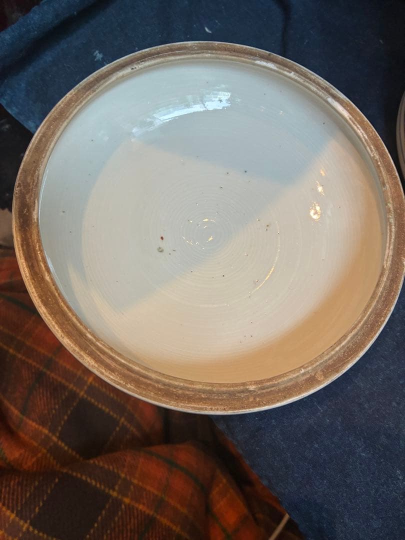 古伊万里　色絵　陶重　重箱　お節料理　江戸時代　傷直しあり　欠け無し