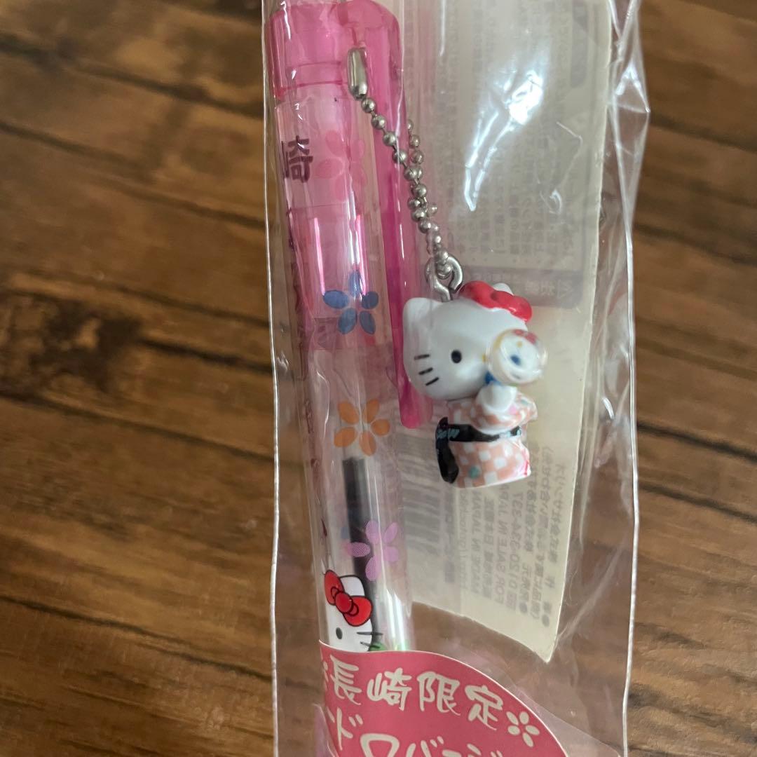 ハローキティ　ご当地　ボールペン　シャープペン　ストーン付き　エンジェル