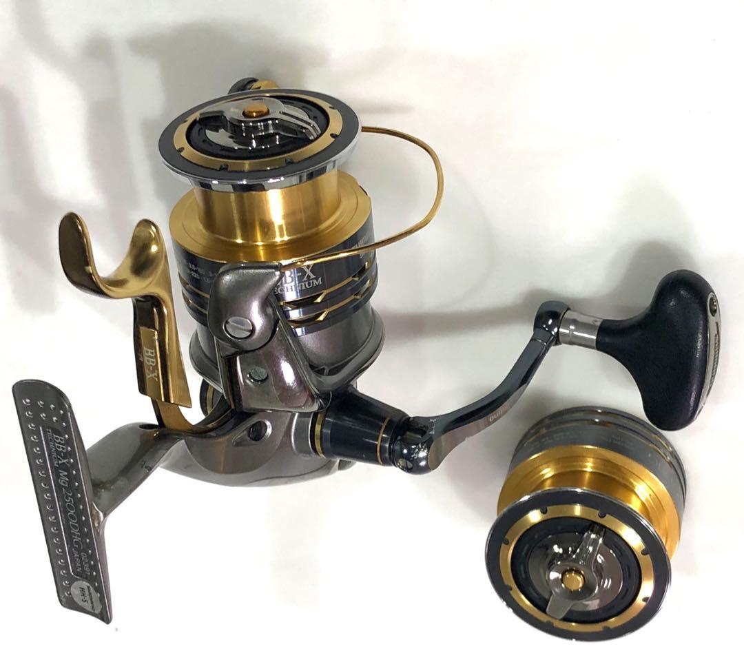 SHIMANO BB-X TECHNIUM Mg2500DHGリール+替スプール