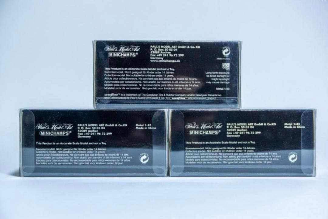 自動車 MINICHAMPS Porsche 956L & 956K & 956K