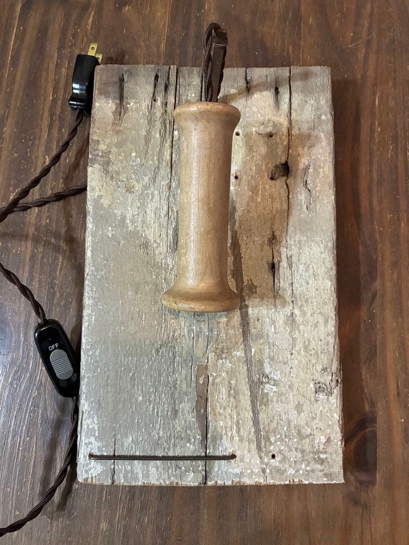 古道具 壁掛けライト 古材 照明 シャビー 古雑貨