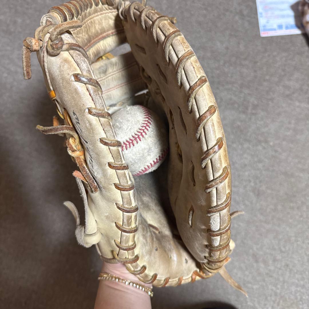 ミズノプロ　ファーストミット硬式　キャメル