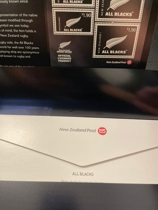 オールブラックスの切手