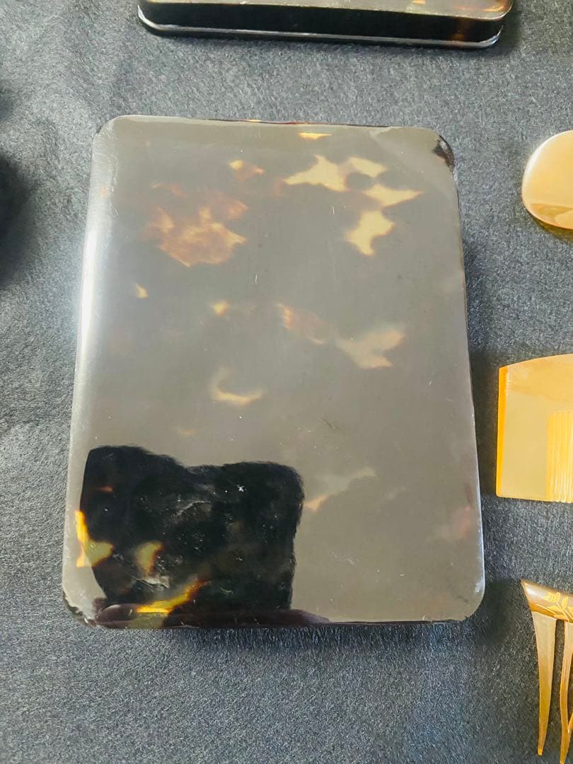 本鼈甲　まとめ売り　小槌　鼈甲　白甲　アクセサリー　櫛　在銘　良生　小物入れ