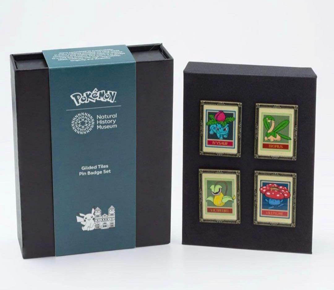 ポケモン ロンドン自然史博物館　ピンバッジセット 2種セット