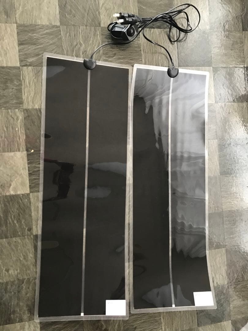 新品☆未使用エキゾチックアニマル用パネルヒーター2枚YAZAWAトランス式変圧器