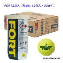 DUNLOP FORT テニスボール２個× 30缶入り