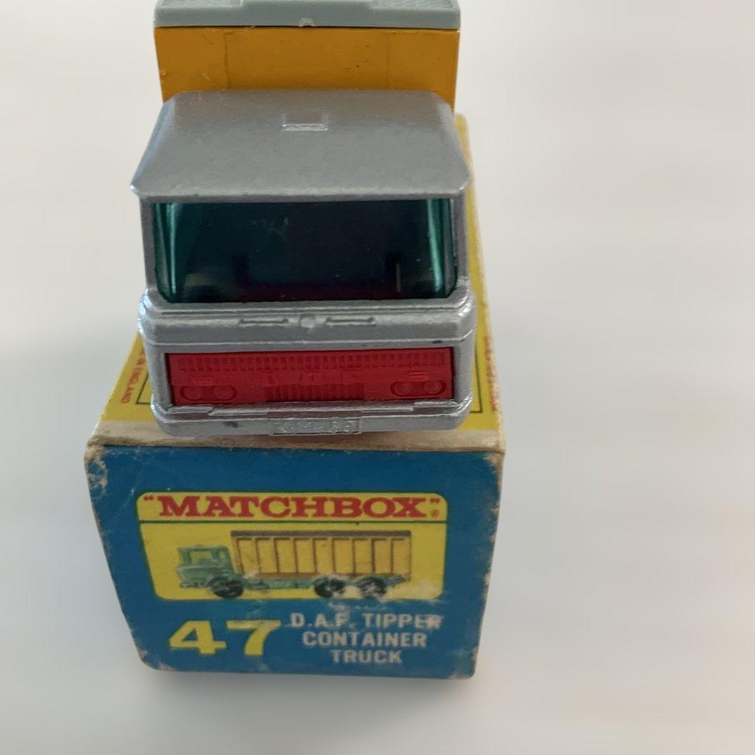 ミニカー　マッチボックス　47 D.A.F ティッパーコンテナトラック