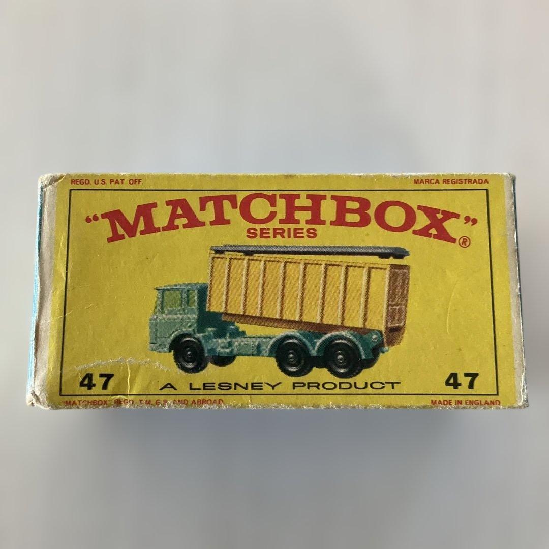 ミニカー　マッチボックス　47 D.A.F ティッパーコンテナトラック