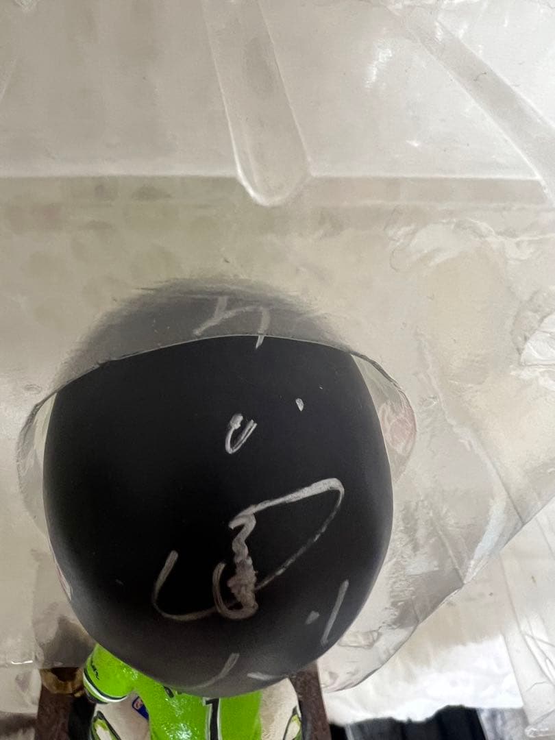 ヤクルトスワローズ　山田哲人　直筆サイン　ボブルヘッド　トリプルスリー盗塁