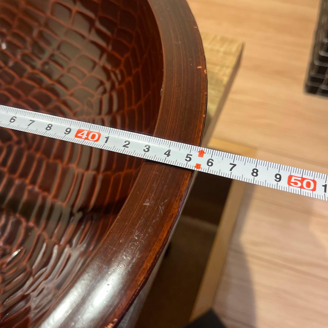 会津漆器 なため こね鉢) 大型